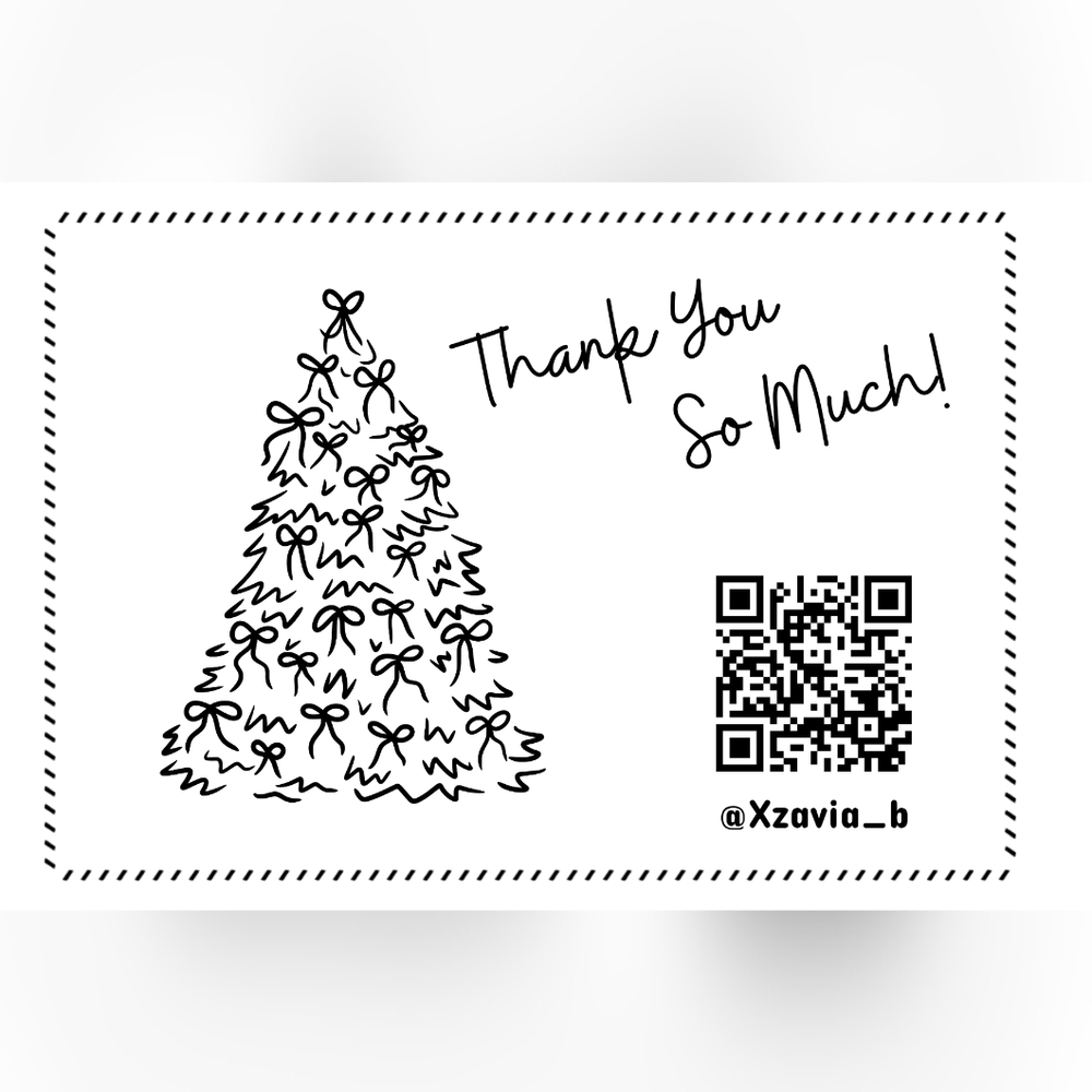 30 4x6 Thank You Stickers Custom